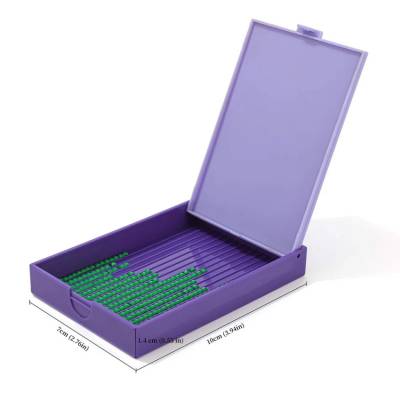 Trabricks, 10x7cm, set of 10 - Blue combination of boat and storage box, hinged lid, can be closed tightly