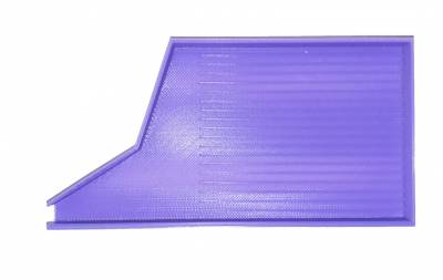 B-Ware Schiffchen für Steine, mit seitlicher Schüttöffnung, lila