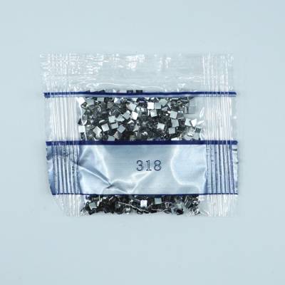 Strass-Stein eckig, (rhinestone), 318, Steel Gray Light, 500 Stück