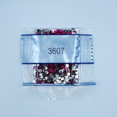 Strass-Stein eckig, (rhinestone), 3607, Plum Light, 500 Stück