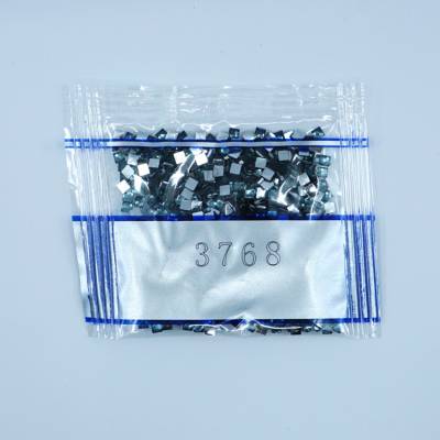 Strass-Stein eckig, (rhinestone), 3768, Gray Green Dark, 500 Stück