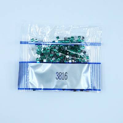Strass-Stein eckig, (rhinestone), 3816, Celadon Green, 500 Stück