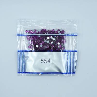 Strass-Stein eckig, (rhinestone), 554, Violet Light, 500 Stück