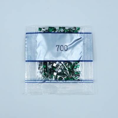 Strass-Stein eckig, (rhinestone), 700, Green Bright, 500 Stück