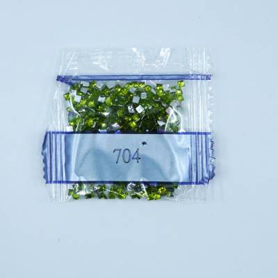 Strass-Stein eckig, (rhinestone), 704, Chartreuse Bright, 500 Stück