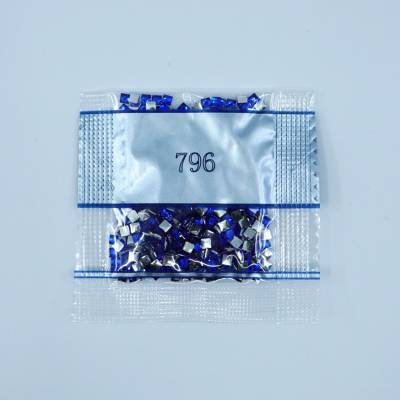 Strass-Stein eckig, (rhinestone), 796, Royal Blue Dark, 500 Stück