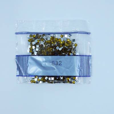 Strass-Stein eckig, (rhinestone), 832, Golden Olive, 500 Stück