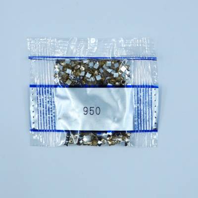 Strass-Stein eckig, (rhinestone), 950, Desert Sand Light, 500 Stück