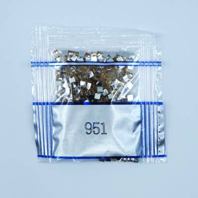 Strass-Stein eckig, (rhinestone), 951, Tawny Light, 500 Stück