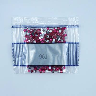 Strass-Stein eckig, (rhinestone), 961, Dusty Rose Dark, 500 Stück