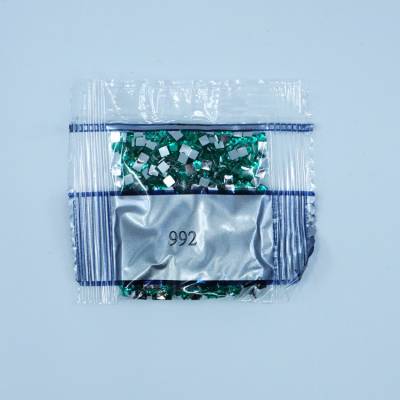 Strass-Stein eckig, (rhinestone), 992, Aquamarine Light, 500 Stück