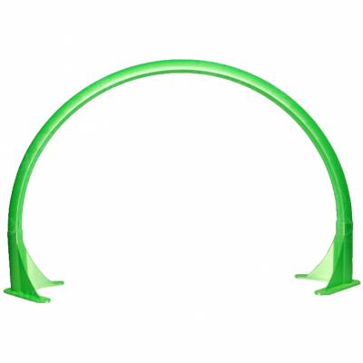 Bogenleuchte / Bogenlampe, Halbmond (ohne LED), 94 x 57,8 cm, grün