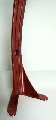 Preview: Arc lamp / arc lamp, half moon (without LED), 94 x 57.8 cm, bronze