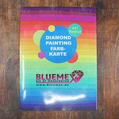 Diamond Painting Color Chart with 447 Colors