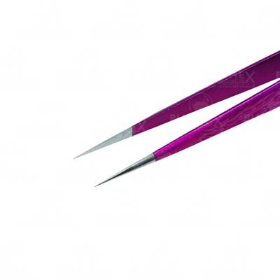 Preview: Diamond Painting Tweezers with Box, Pointed, Pink/Blue