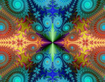 Diamond Painting Bild, Symmetrie, eckige Steinchen, ca. 70x90cm, 55 Farben, Vollbild