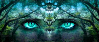 Diamond Painting Bild, Augen, eckige Steinchen, ca. 50x120cm, 60 Farben, Vollbild