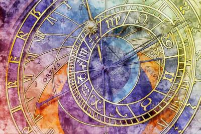 Diamond Painting Bild, Zeitreisen, eckige Steinchen, 60x90cm, 45 Farben Vollbild