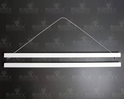 Magnetleisten-Set für Diamond Painting Bilder, hohe Tragkraft, 45cm, weiß