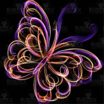 Diamond Painting Bild, Schmetterling, abstrakt,ca. 60x60cm, runde Steinchen, 40 Farben, Vollbild