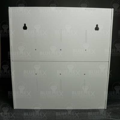 Preview: Schiffchen-Regal weiß, ca. 44x41,7x10,4cm, 60 Fächer ca. 9,7x9,5x2,3cm, Aufbewahrungsbox