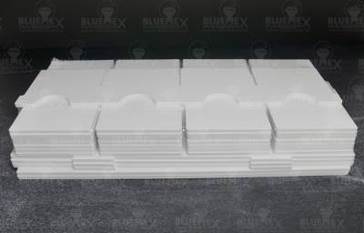 Shuttle shelf white, approx. 44x41.7x10.4cm, 60 compartments approx. 9.7x9.5x2.3cm, storage box