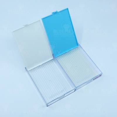 Preview: Trabricks, 10x7cm - Blau Kombi aus Schiffchen und Aufbewahrungsdose, Klappdeckel, fest verschließbar