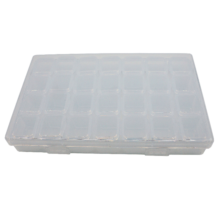 Diamond Painting Deutschland - Sorting box with 28 compartments, divided  into 7 rows with 4 boxes firmly closable lids