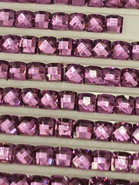 Strass-Stein eckig, (rhinestone), 554, Violet Light, 500 Stück