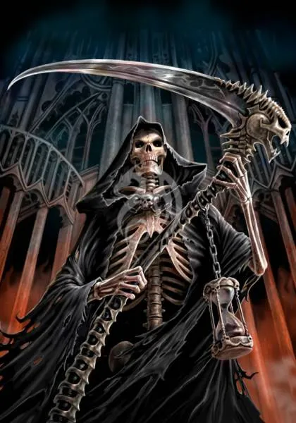 Anne Stokes, Final Verdict, 70x100cm, 70 Farben, runde Steine, Vollbild