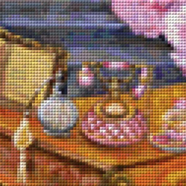 Excerpt from the image - example - pixelated