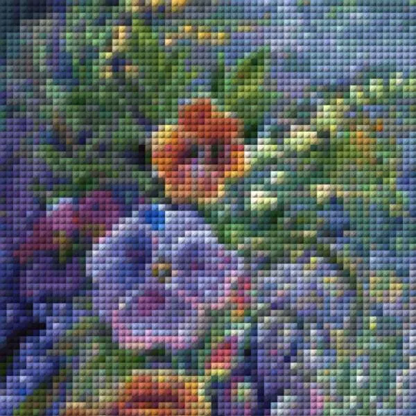 Excerpt from the image - example - pixelated