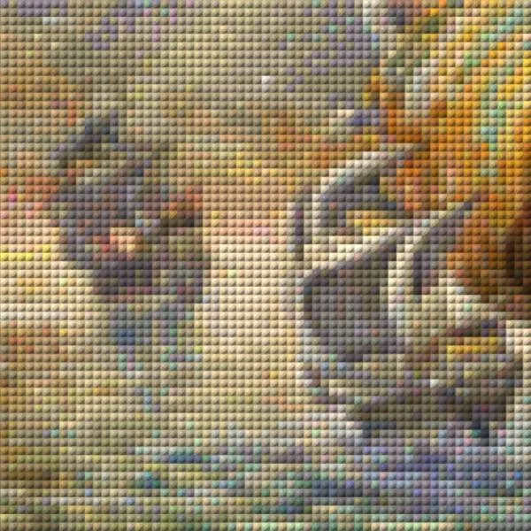 Excerpt from the image - example - pixelated