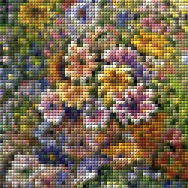 Excerpt from the image - example - pixelated
