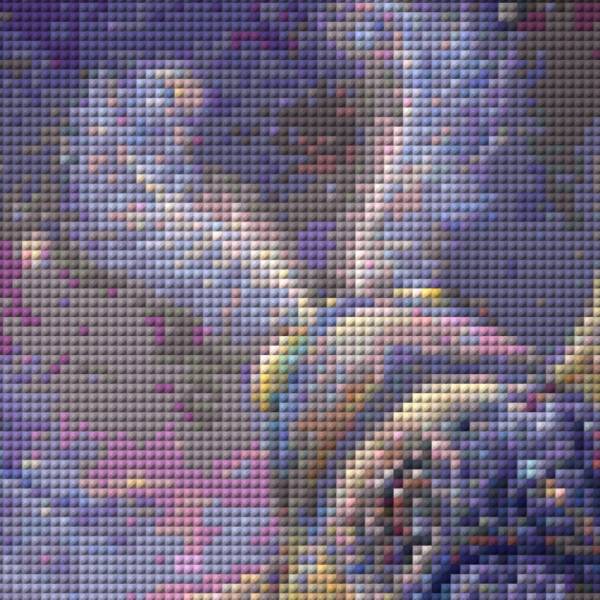 Excerpt from the image - example - pixelated