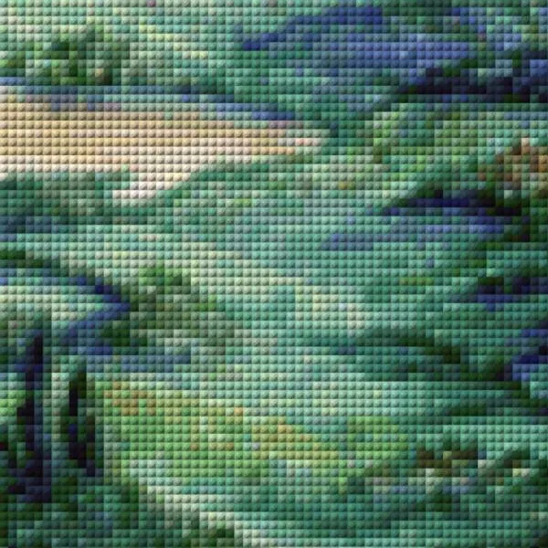 Excerpt from the image - example - pixelated