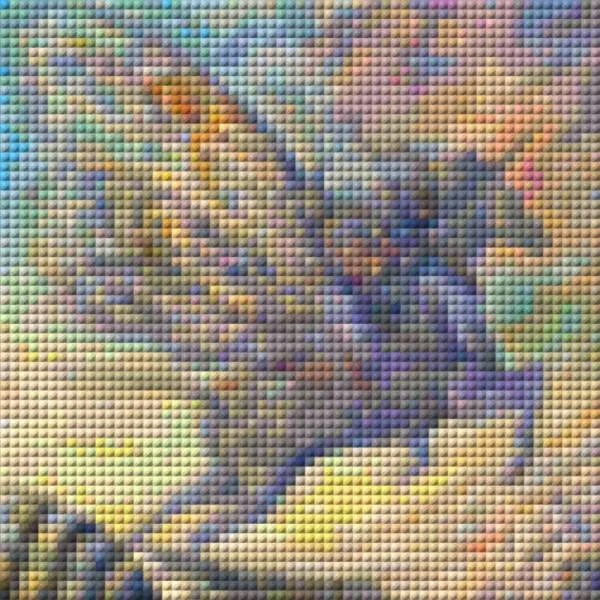 Excerpt from the image - example - pixelated