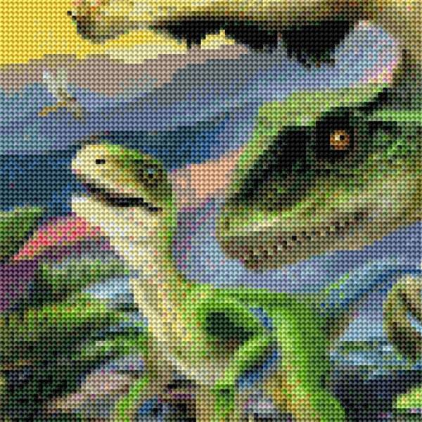 Excerpt from the image - example - pixelated