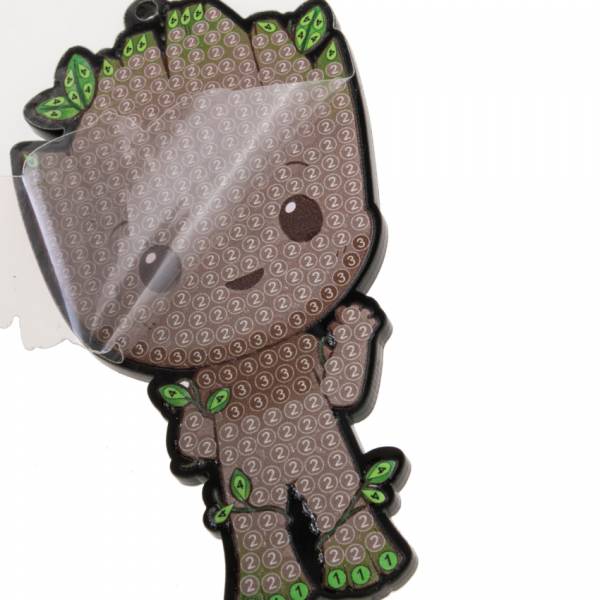 Key ring, Groot, Painting set complete with round stones, Bag charm