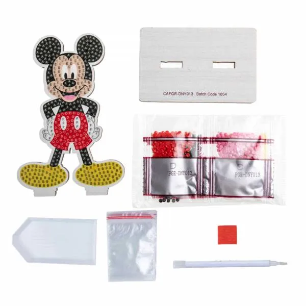 Diamond Painting stand-up display, "Mickey" Crystal Art Buddies