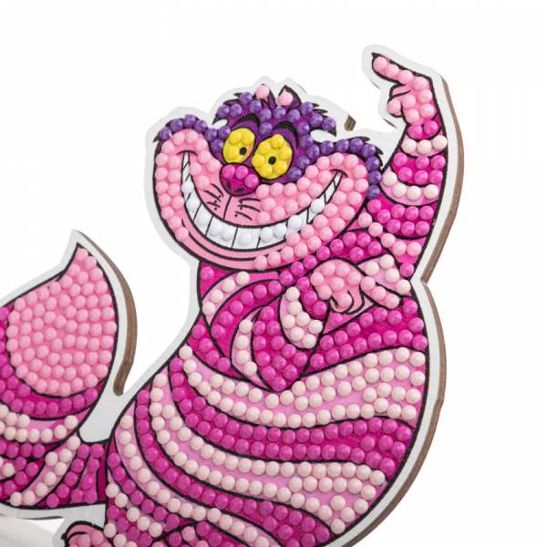 Diamond Painting Aufsteller, "Cheshire Cat" Crystal Art Buddies
