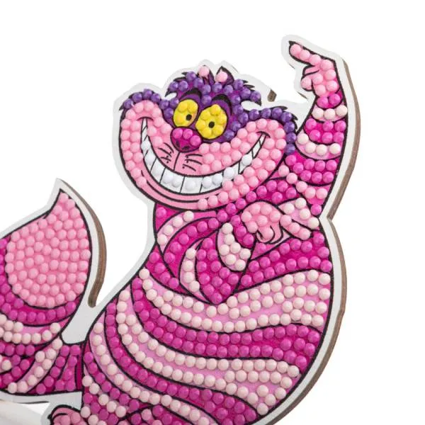 Diamond Painting Aufsteller, "Cheshire Cat" Crystal Art Buddies