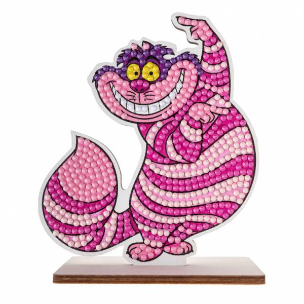 Diamond Painting Aufsteller, "Cheshire Cat" Crystal Art Buddies