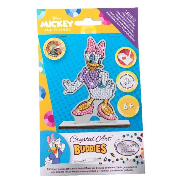 Diamond Painting Aufsteller, "Daisy Duck" Crystal Art Buddies