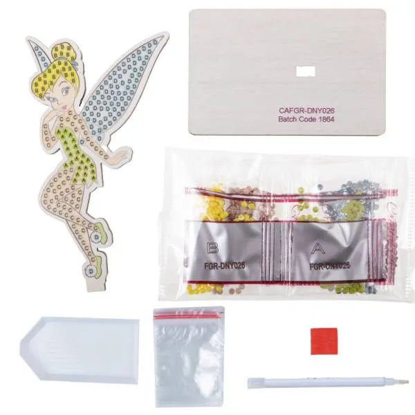 Diamond Painting stand-up display, "Tinkerbell" Crystal Art Buddies