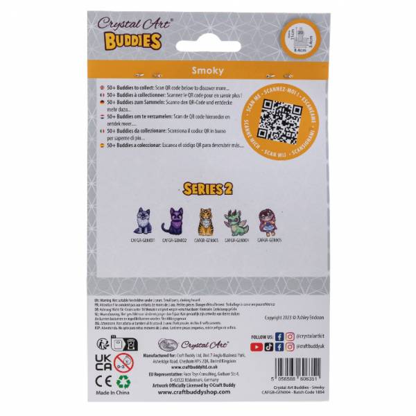 Diamond Painting Aufsteller, "Smoky" Crystal Art Buddies