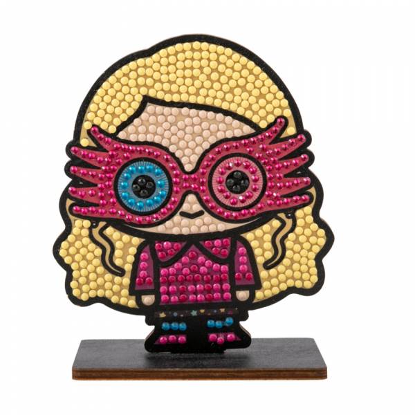 Diamond Painting stand-up display, "Luna Lovegood" Crystal Art Buddies