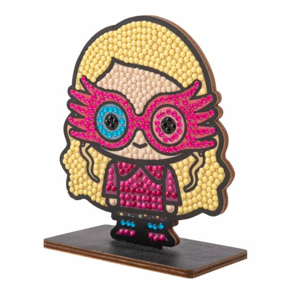 Diamond Painting stand-up display, "Luna Lovegood" Crystal Art Buddies