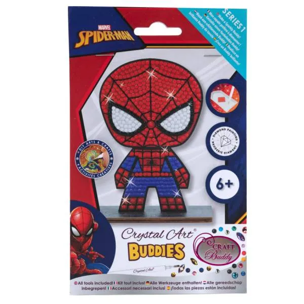 Diamond Painting stand-up display, "Spiderman" Crystal Art Buddies