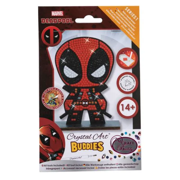 Diamond Painting Aufsteller, "Deadpool" Crystal Art Buddies